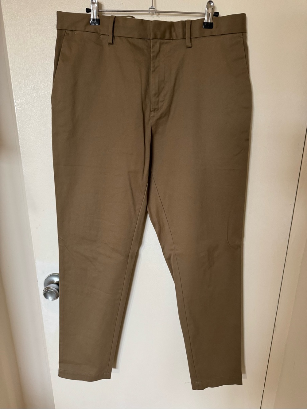 Banana Republic Slim Fit Chinos in Olive Brown